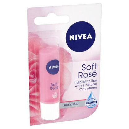 Nivea Lip Soft Rose Blister Pack