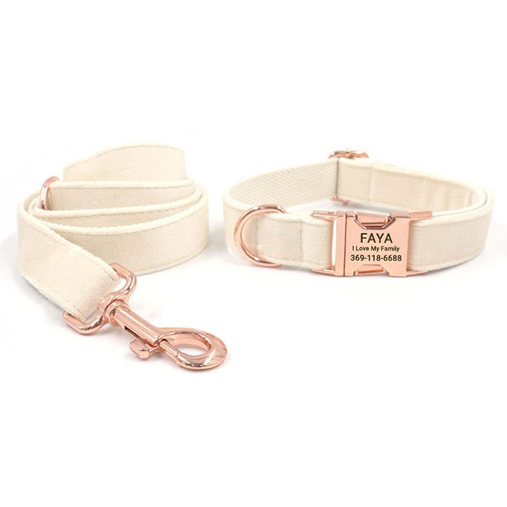 PETDURO Custom Dog Collar Personalized with Name Engraved for Large, Medium & Small Dogs