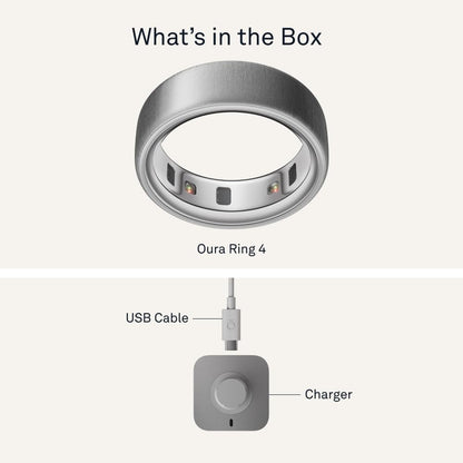 Oura Smart Ring: Sleep Tracking Wearable, Heart Rate, Fitness Tracker Up to 8 Days of Battery Life