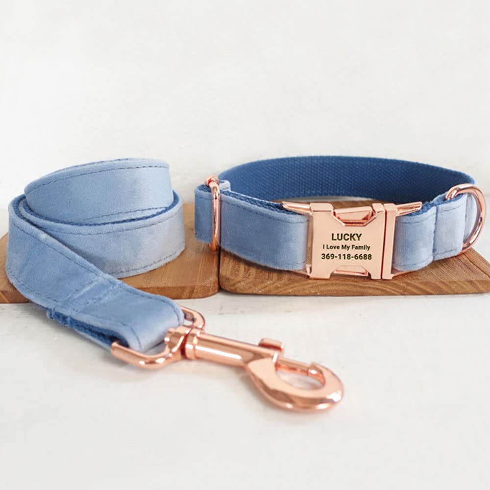 PETDURO Custom Dog Collar Personalized with Name Engraved for Large, Medium & Small Dogs