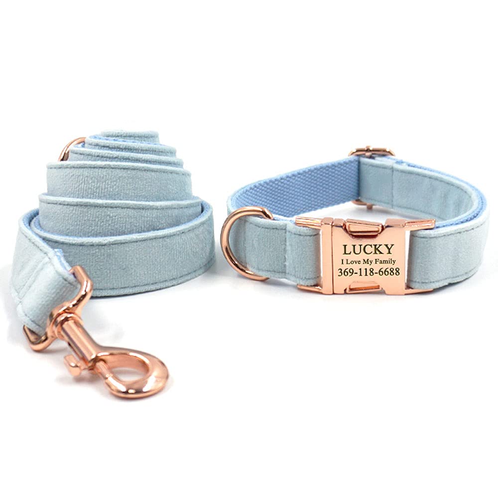 PETDURO Custom Dog Collar Personalized with Name Engraved for Large, Medium & Small Dogs