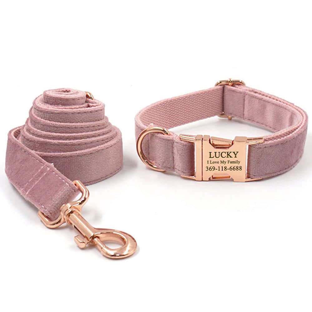 PETDURO Custom Dog Collar Personalized with Name Engraved for Large, Medium & Small Dogs