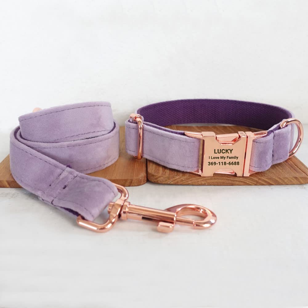 PETDURO Custom Dog Collar Personalized with Name Engraved for Large, Medium & Small Dogs