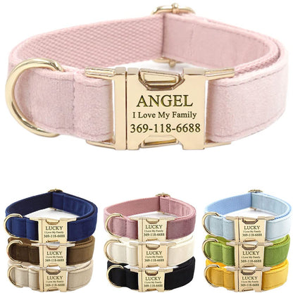 PETDURO Custom Dog Collar Personalized with Name Engraved for Large, Medium & Small Dogs