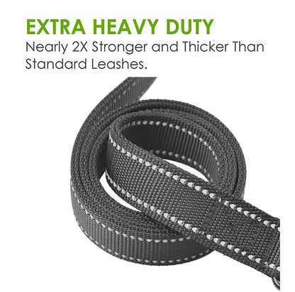 Heavy Duty 6 foot long Dog Leash for Medium to Large Dogs