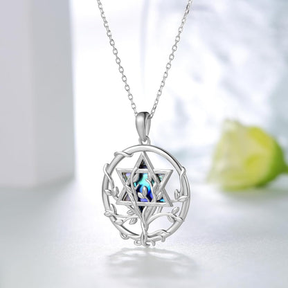 Star of David Necklace: Six-Pointed Star Pendant Christmas & Hanukkah Gifts