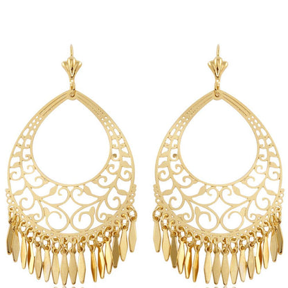 18K Gold Plated Barzel Earrings