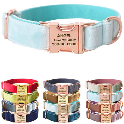 PETDURO Custom Dog Collar Personalized with Name Engraved for Large, Medium & Small Dogs