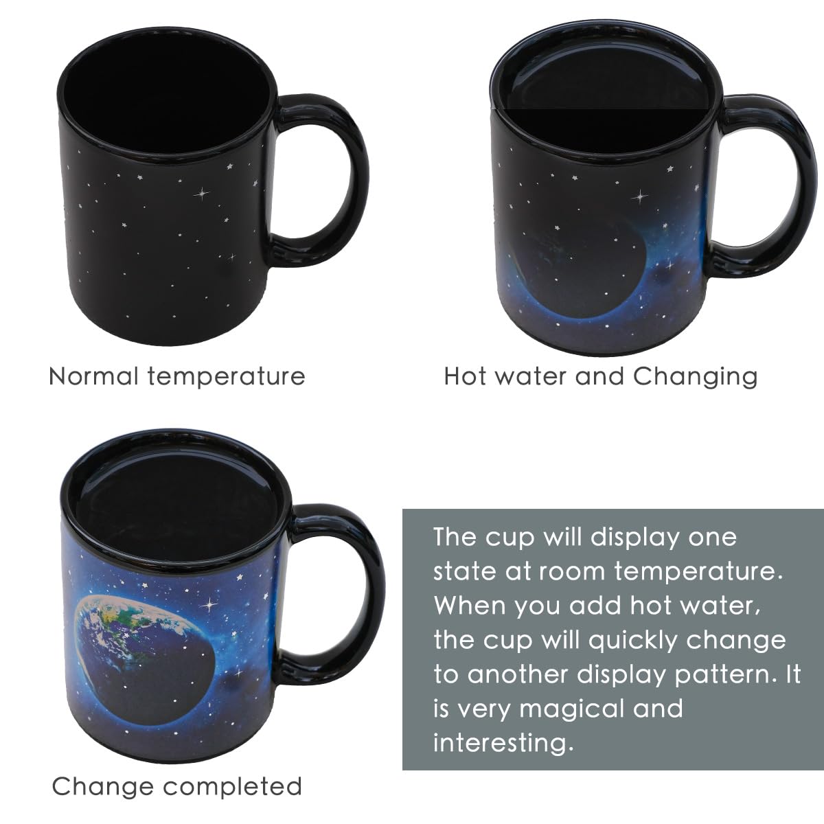 12 oz Heat Changing Constellation Mug