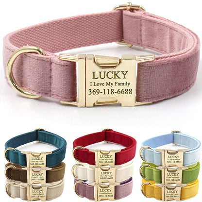 PETDURO Custom Dog Collar Personalized with Name Engraved for Large, Medium & Small Dogs