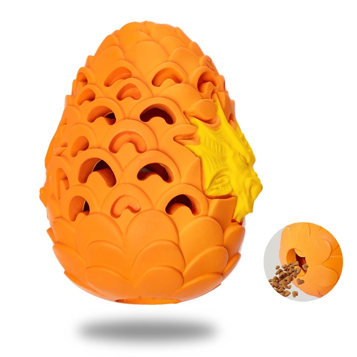 Premium Dog Toys for Large Breed, Indestructible Dragon Dinosaur Egg Design