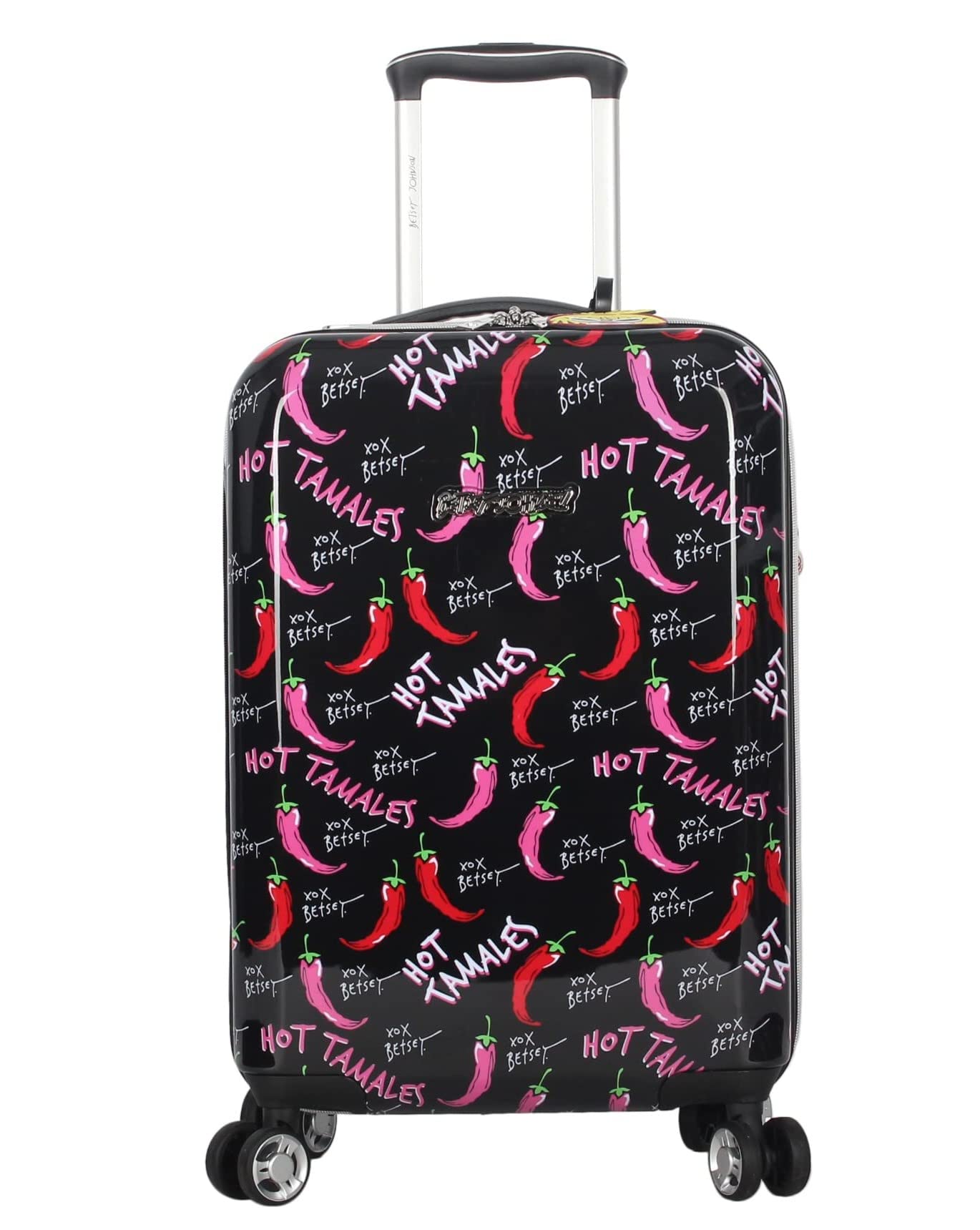 Betsey Johnson Designer 20 Inch Carry On - Expandable (ABS + PC)