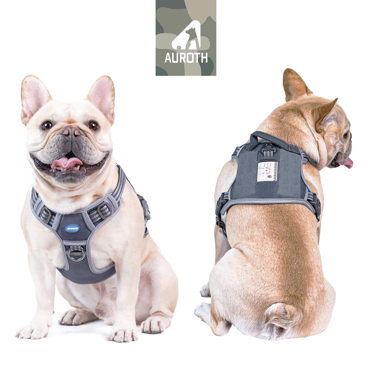 PET Auroth Tactical Dog Harness for Small, Medium & Large Dogs