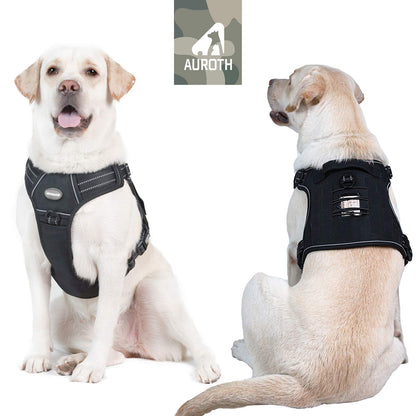 PET Auroth Tactical Dog Harness for Small, Medium & Large Dogs