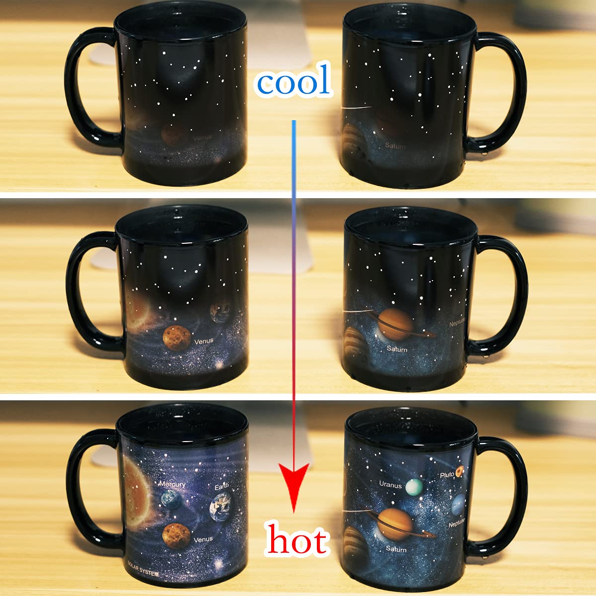 12 oz Heat Changing Constellation Mug