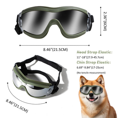 NVTED Dog Sunglasses UV Protection for Medium or Large Dog