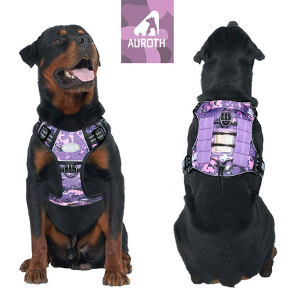 PET Auroth Tactical Dog Harness for Small, Medium & Large Dogs