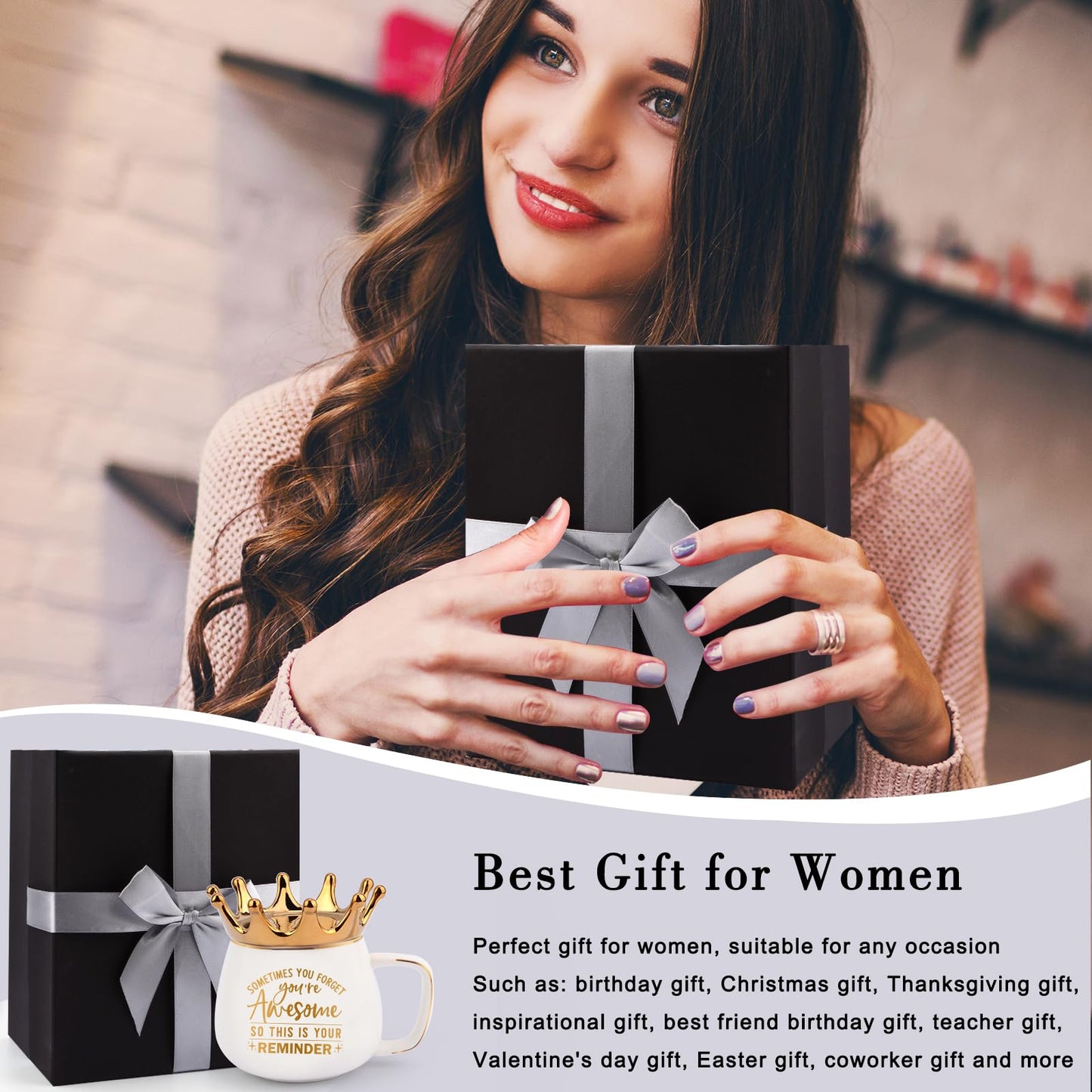 Christmas Gifts for Women: Sometimes You Forget You're Awesome Gifts (in Black & White)