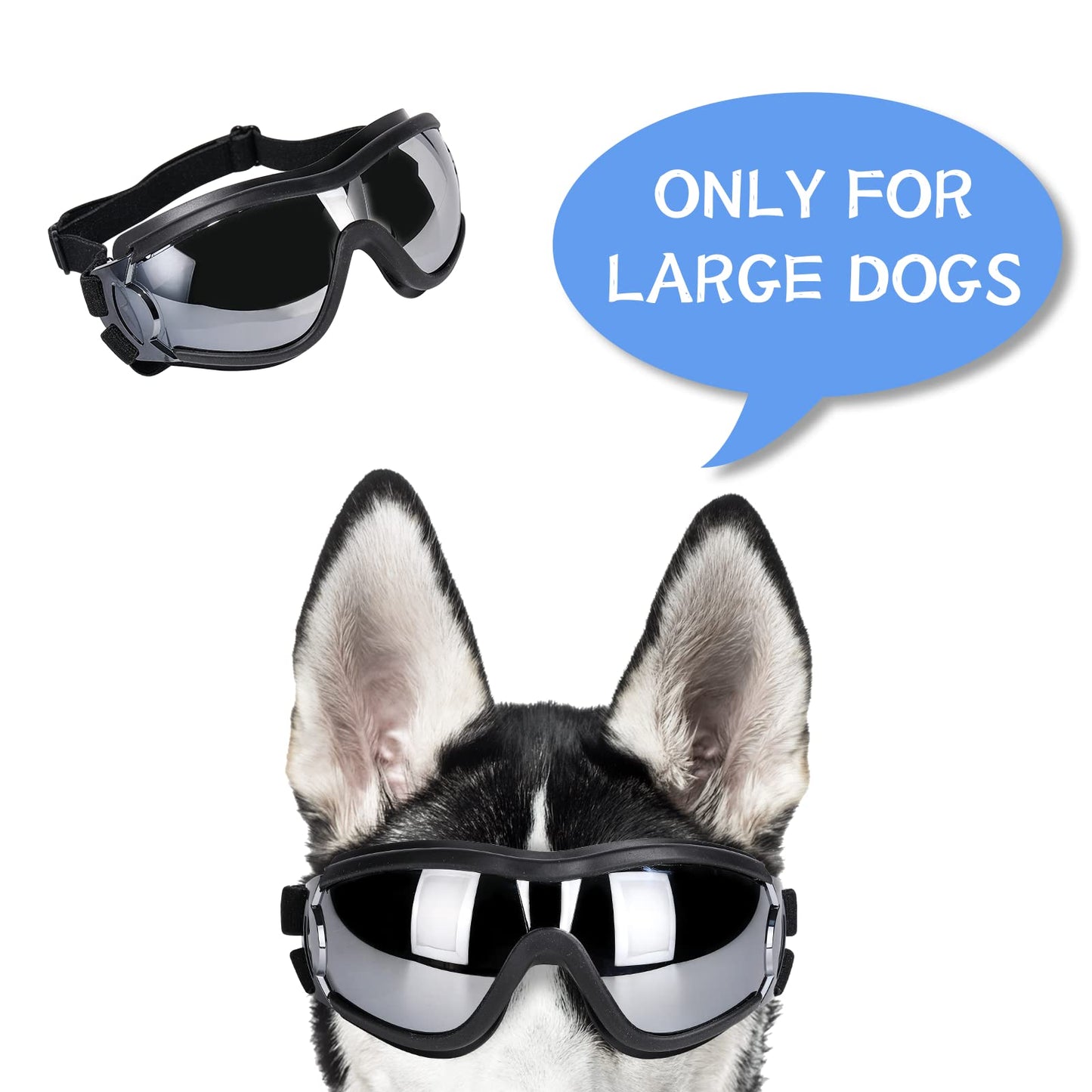 NVTED Dog Sunglasses UV Protection for Medium or Large Dog