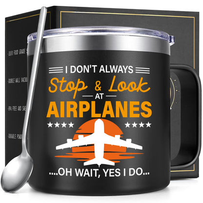 14 oz Qtencas Aviation Mug