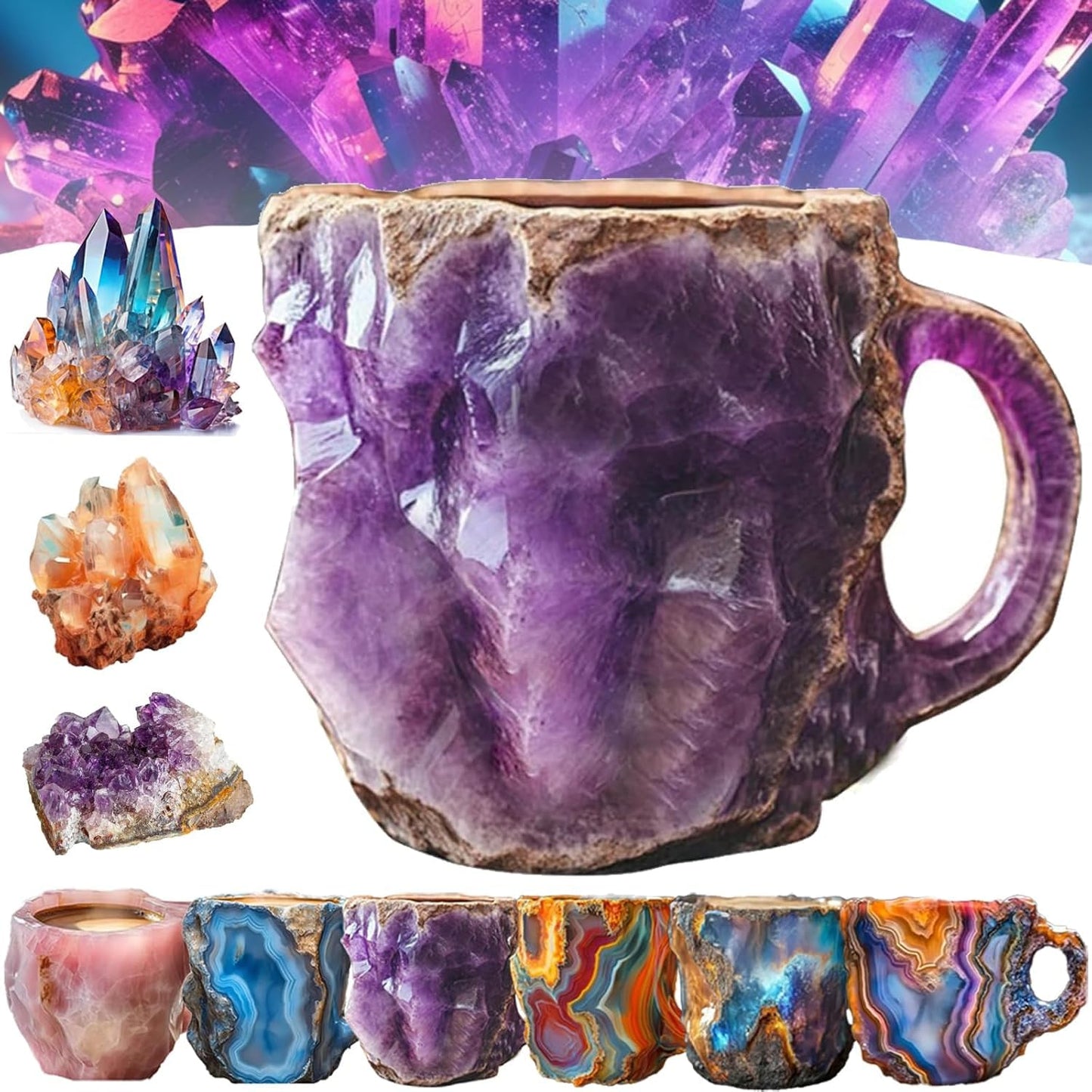 Mineral Crystal Coffee Mugs