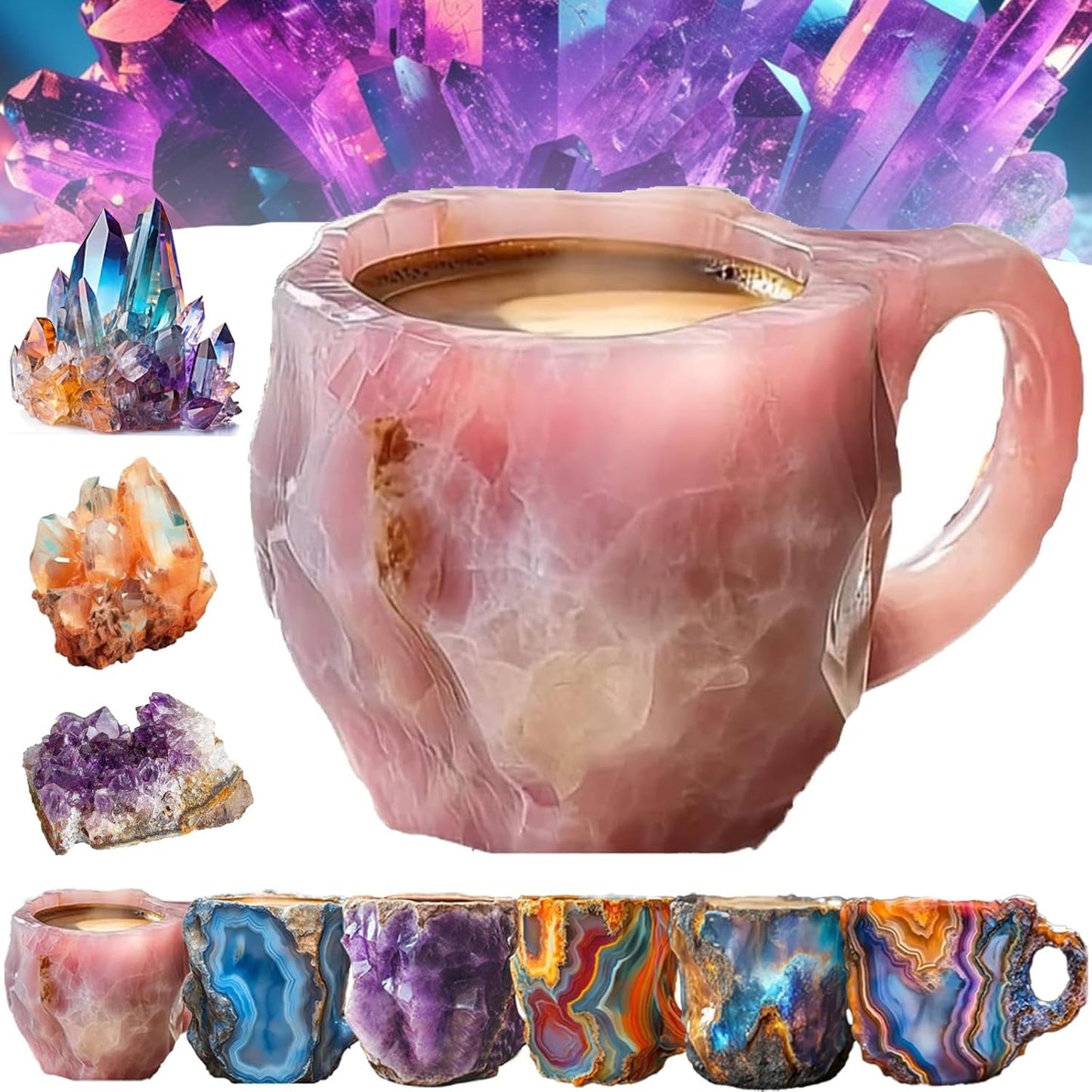 Mineral Crystal Coffee Mugs