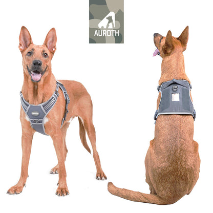 PET Auroth Tactical Dog Harness for Small, Medium & Large Dogs