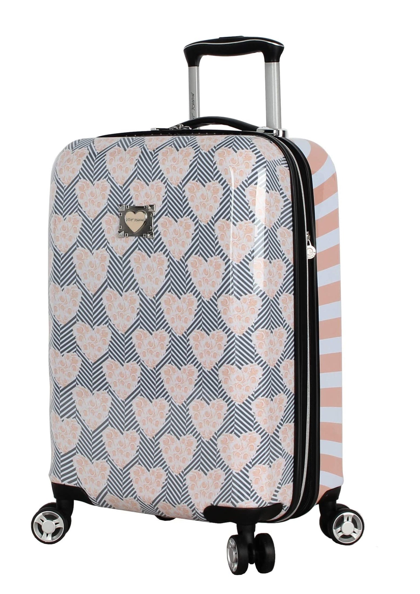 Betsey Johnson Designer 20 Inch Carry On - Expandable (ABS + PC)