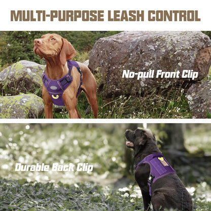 PET Auroth Tactical Dog Harness for Small, Medium & Large Dogs