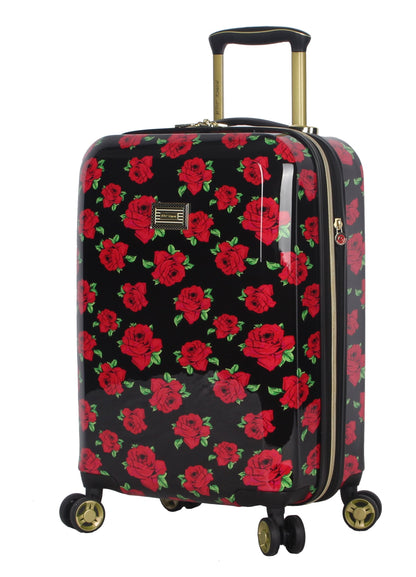 Betsey Johnson Designer 20 Inch Carry On - Expandable (ABS + PC)