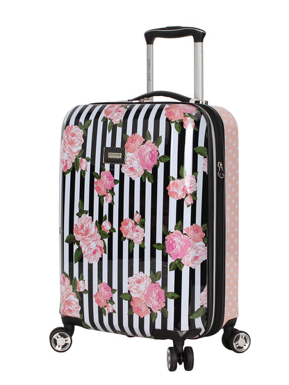 Betsey Johnson Designer 20 Inch Carry On - Expandable (ABS + PC)