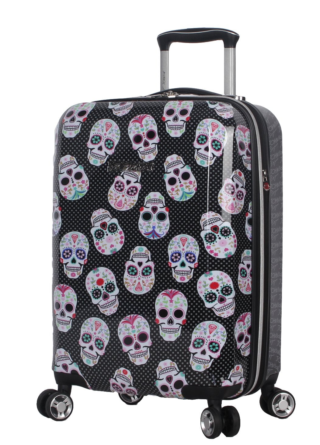 Betsey Johnson Designer 20 Inch Carry On - Expandable (ABS + PC)