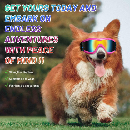 NVTED Dog Sunglasses UV Protection for Medium or Large Dog