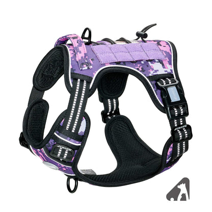 PET Auroth Tactical Dog Harness for Small, Medium & Large Dogs