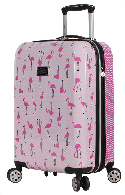 Betsey Johnson Designer 20 Inch Carry On - Expandable (ABS + PC)