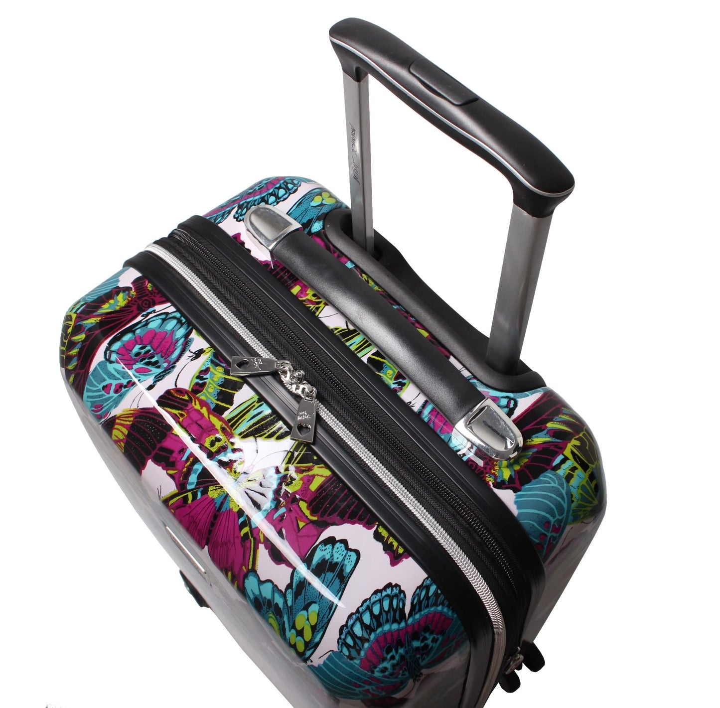 Betsey Johnson Designer 20 Inch Carry On - Expandable (ABS + PC)