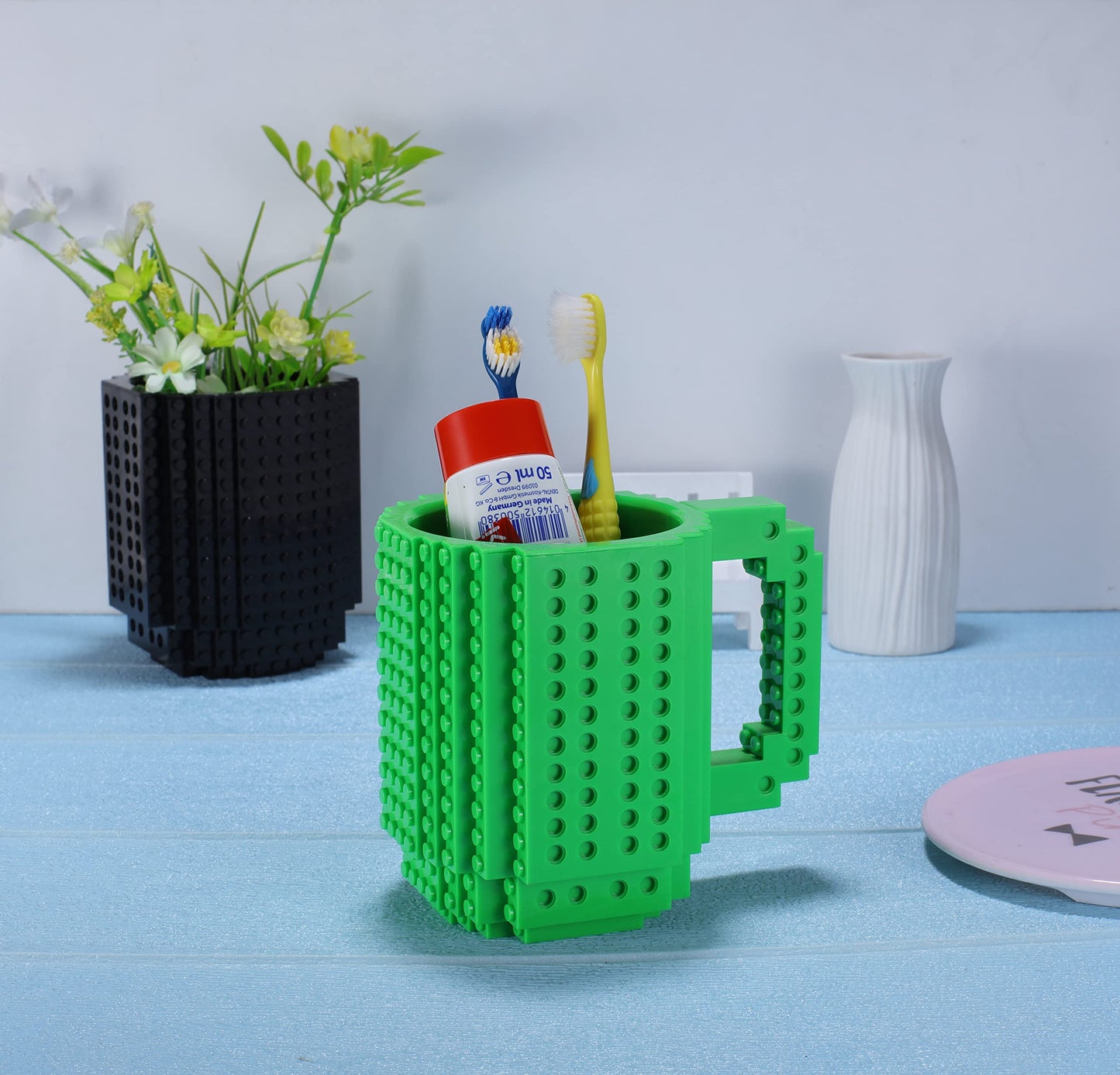 Build on Brick Coffee Mugs