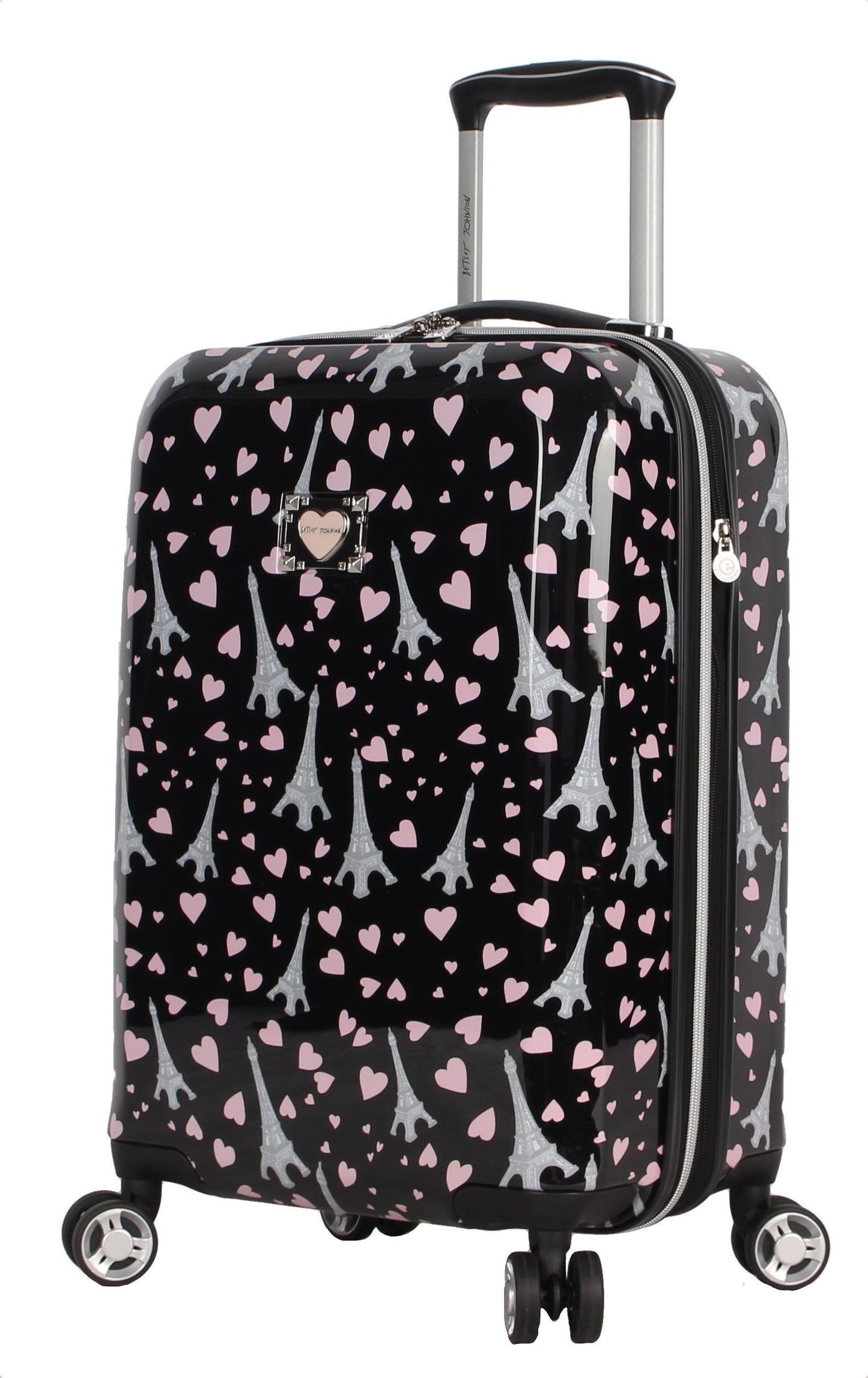 Betsey Johnson Designer 20 Inch Carry On - Expandable (ABS + PC)