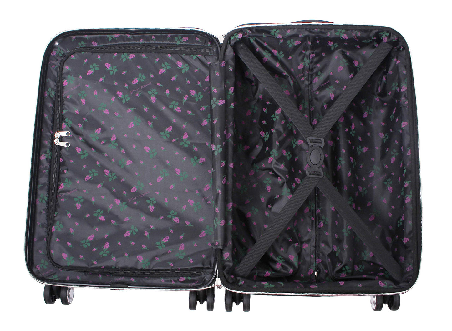 Betsey Johnson Designer 20 Inch Carry On - Expandable (ABS + PC)