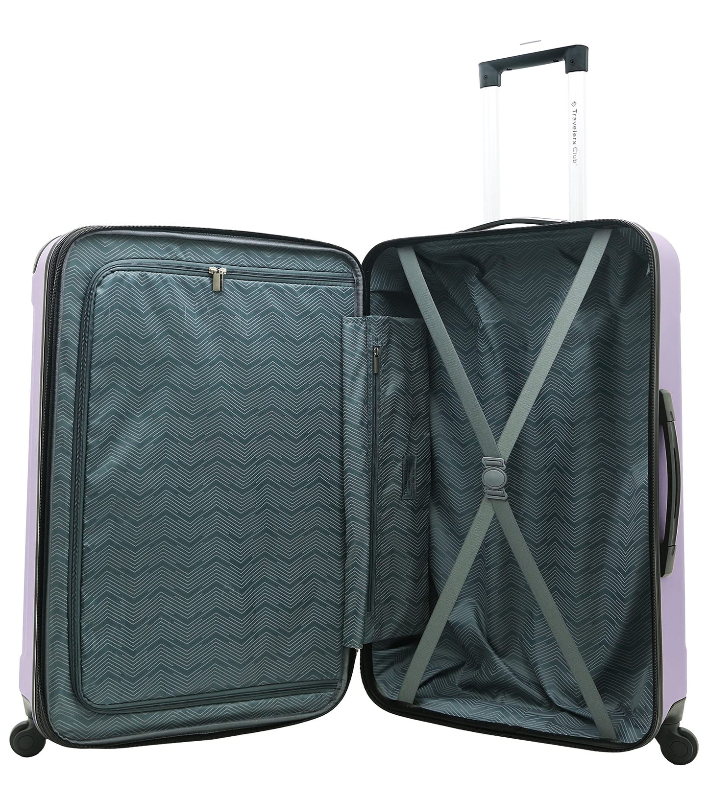 4 Piece Set: Club Midtown Hardside Luggage in 8 colors