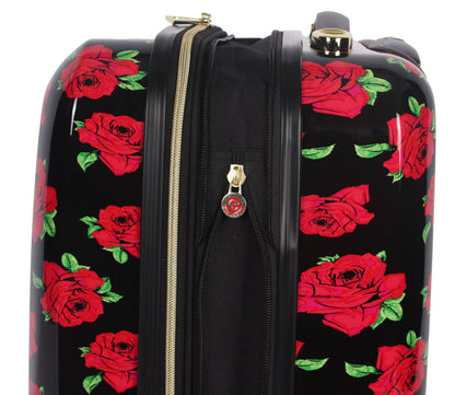 Betsey Johnson Designer 20 Inch Carry On - Expandable (ABS + PC)