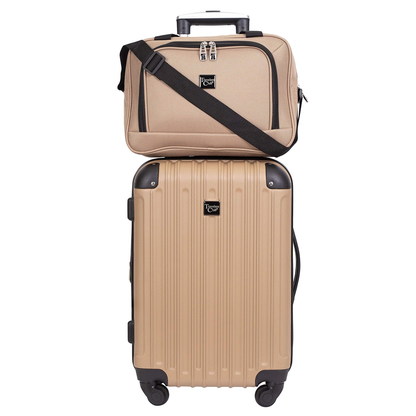 4 Piece Set: Club Midtown Hardside Luggage in 8 colors