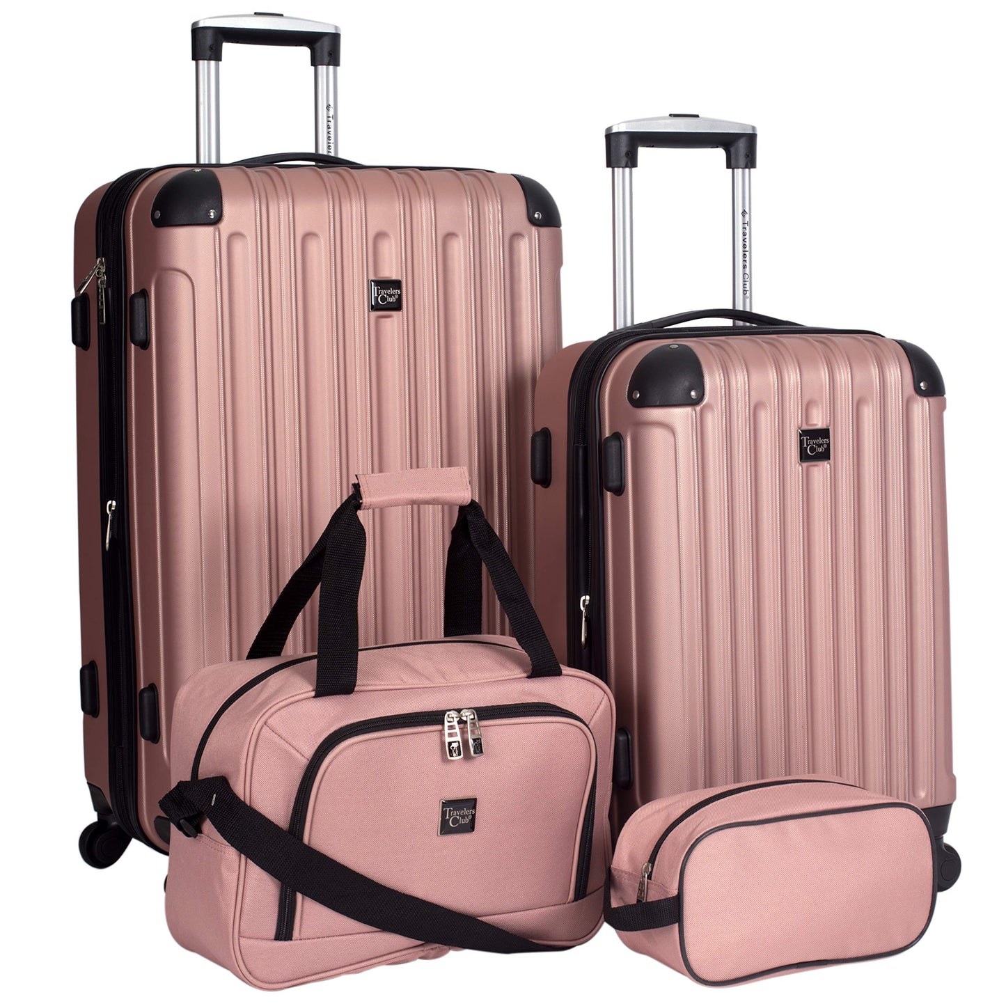 4 Piece Set: Club Midtown Hardside Luggage in 8 colors