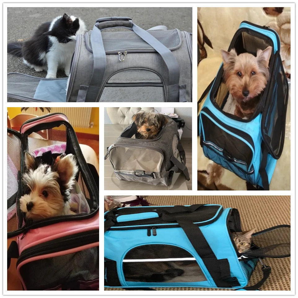 ZEN Pet Messenger Carrier Travel Bag