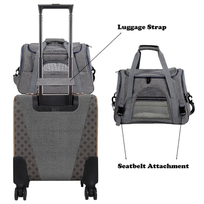 ZEN Pet Messenger Carrier Travel Bag