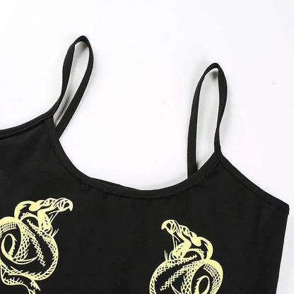 ZEN Flexi Black Cobra Tank Top