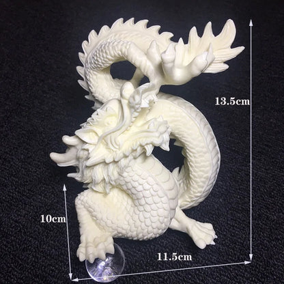 ZEN Sacred White Dragon Statue