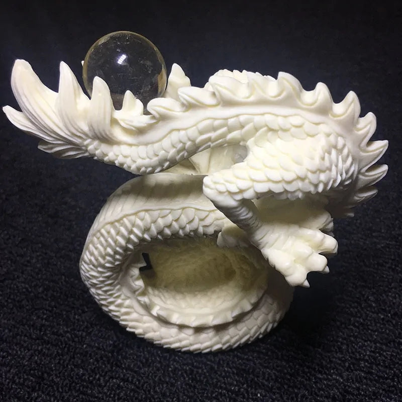 ZEN Sacred White Dragon Statue