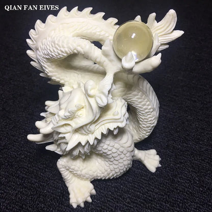 ZEN Sacred White Dragon Statue