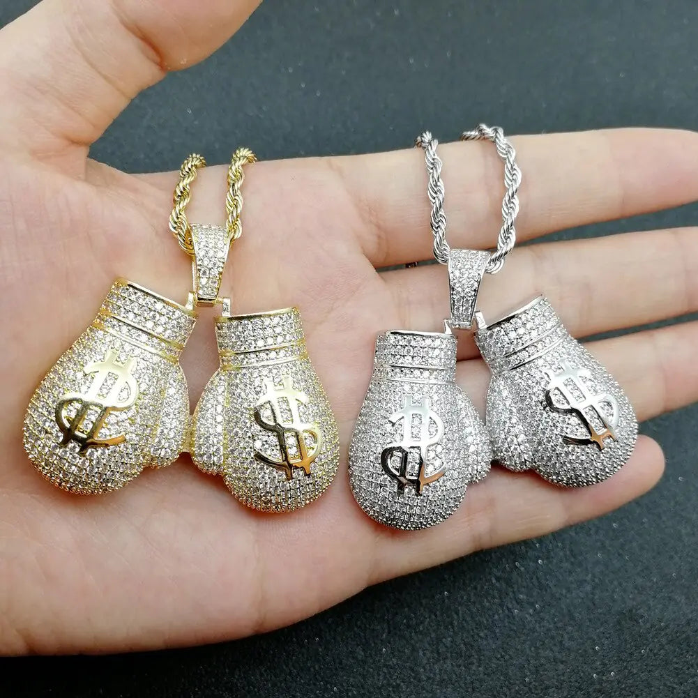 ZEN Boxing Gloves Pendant Necklace